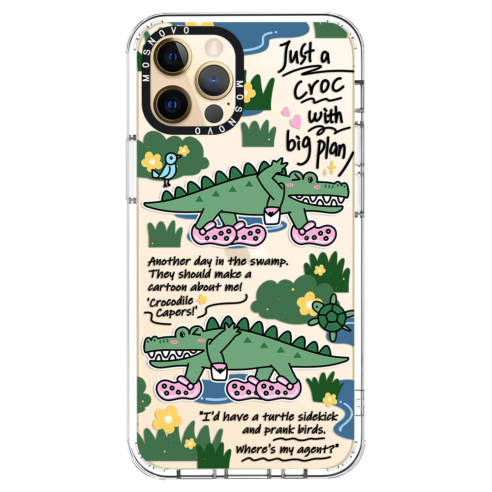 Croc with Big Plan Phone Case - iPhone 12 Pro Max Case