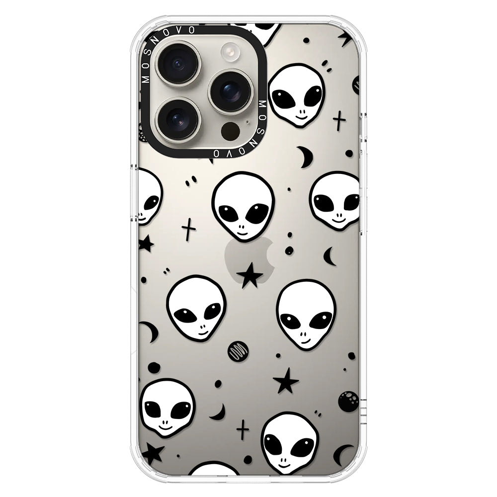 Cute Alien Phone Case - iPhone 16 Pro Max Case - MOSNOVO