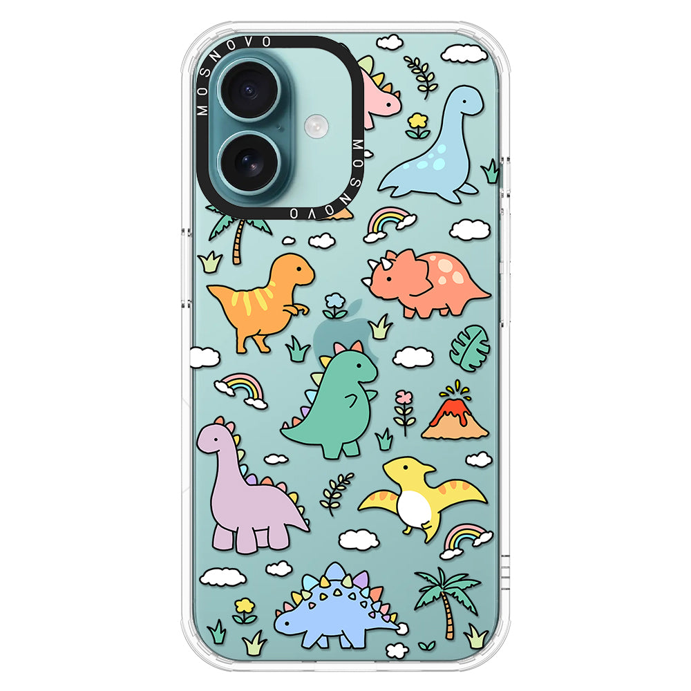 Cute Dinosaur World Phone Case - iPhone 16 Case - MOSNOVO