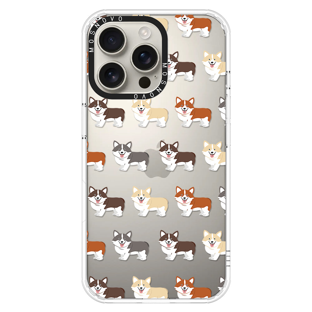 Cute Corgi Phone Case - iPhone 16 Pro Max Case - MOSNOVO