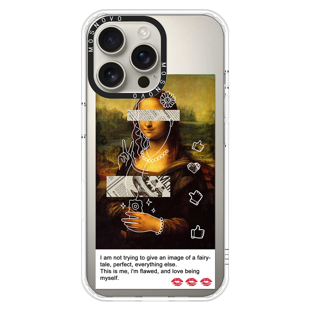 Selfie Artwork Phone Case - iPhone 16 Pro Max Case - MOSNOVO