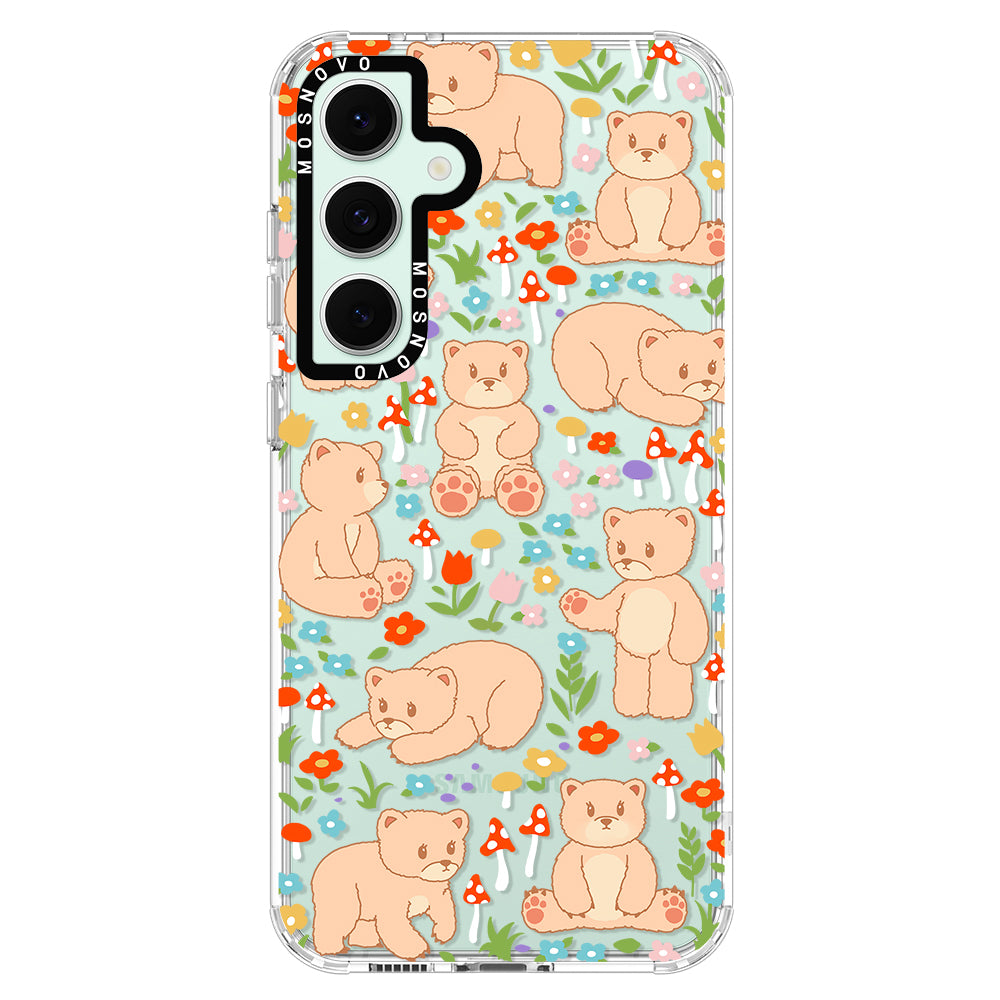 Cute Bear Phone Case - Samsung Galaxy S24 FE Case - MOSNOVO