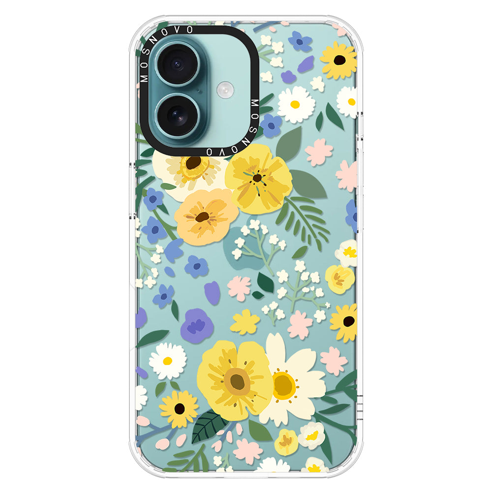 Spring Wild Floral Phone Case - iPhone 16 Plus Case - MOSNOVO