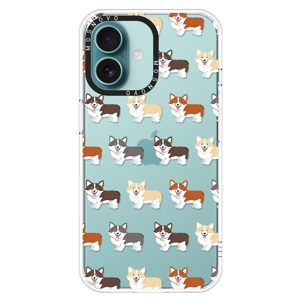 Cute Corgi Phone Case - iPhone 16 Case - MOSNOVO