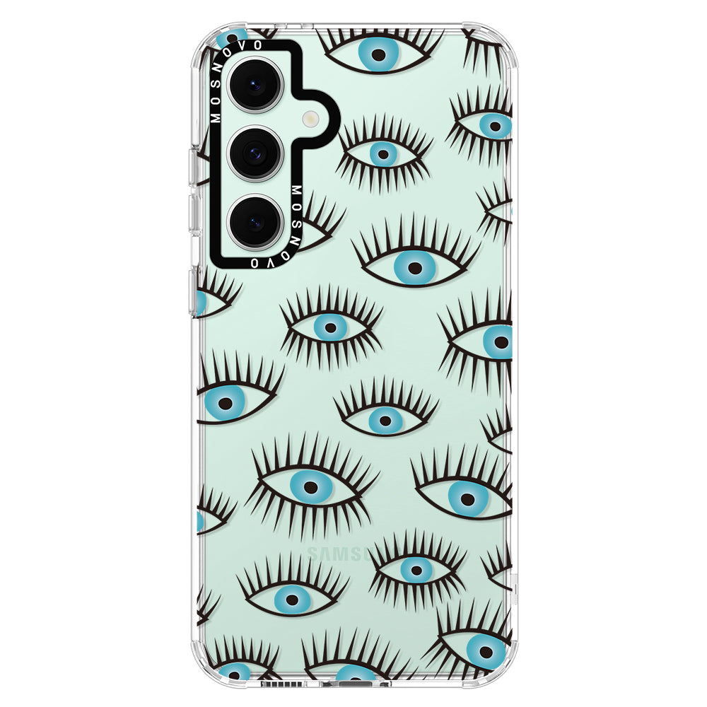 Evil Eye Phone Case - Samsung Galaxy S24 FE Case - MOSNOVO