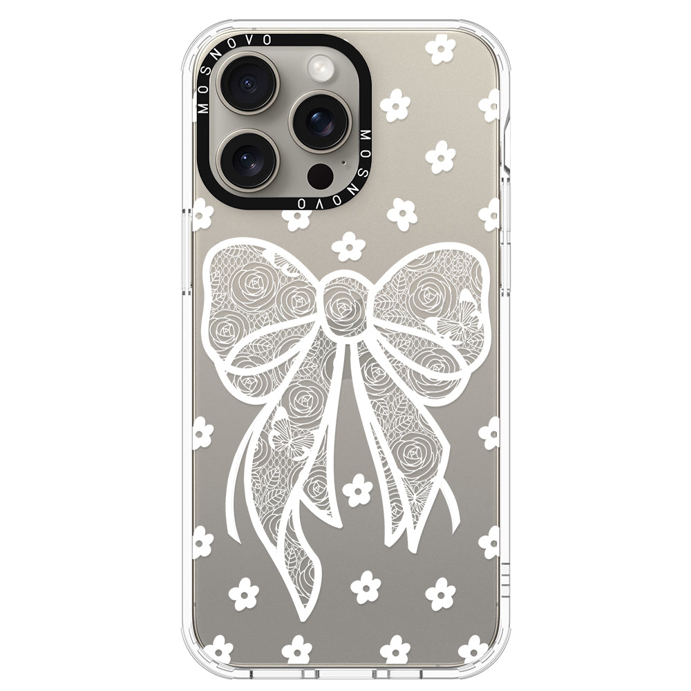 Lacey Bow Phone Case - iPhone 15 Pro Max Case