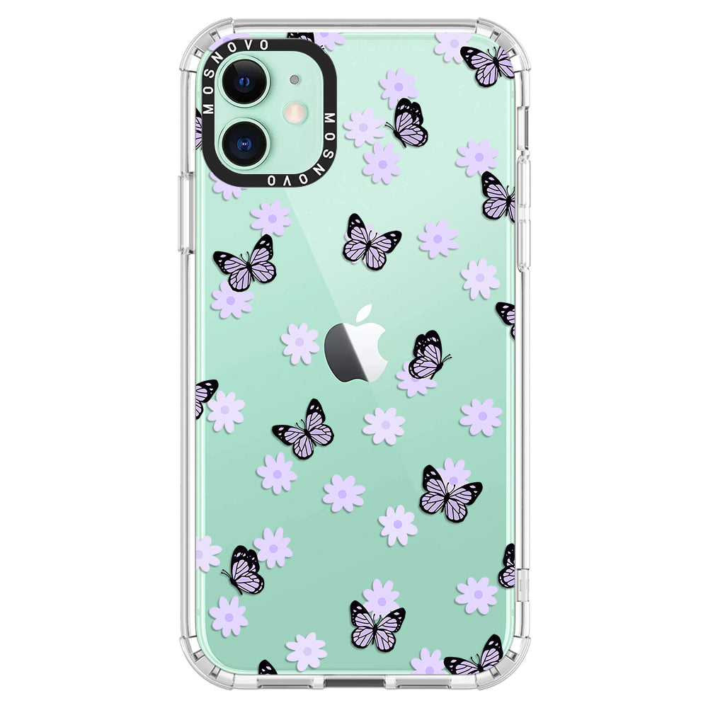 Lilac Butterfly Phone Case - iPhone 11 Case