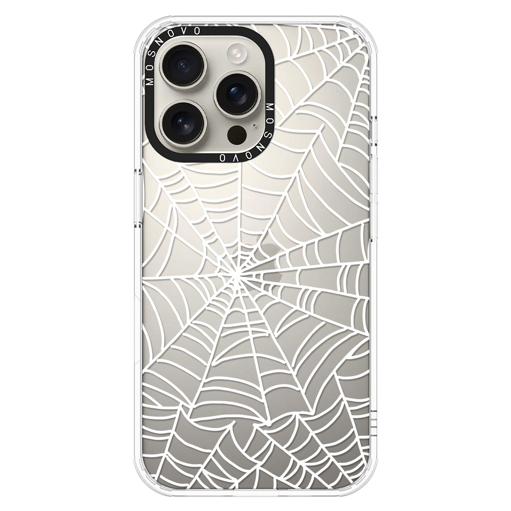 Spider Web Phone Case - iPhone 16 Pro Max Case - MOSNOVO