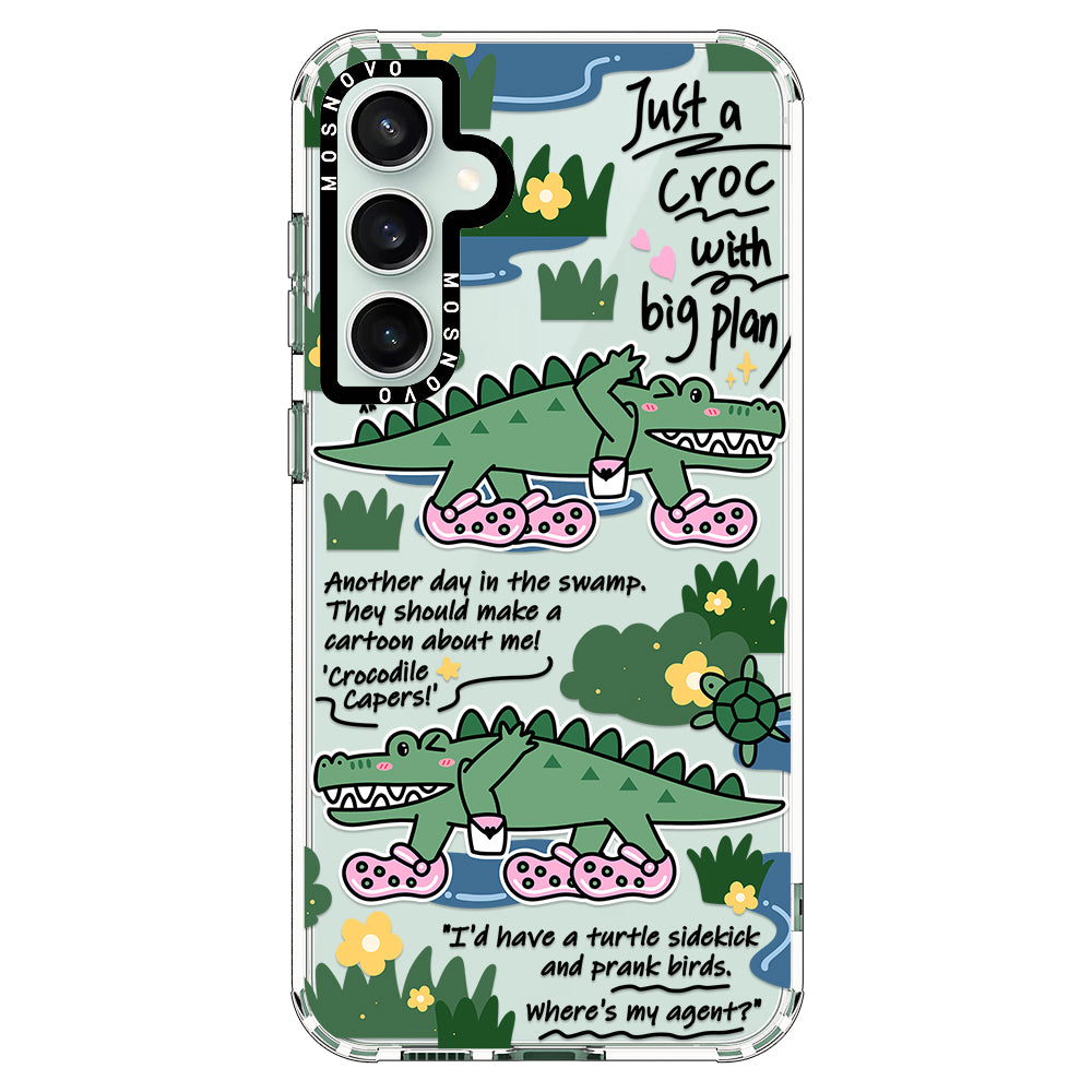 Croc with Big Plan Phone Case - Samsung Galaxy S23 FE Case