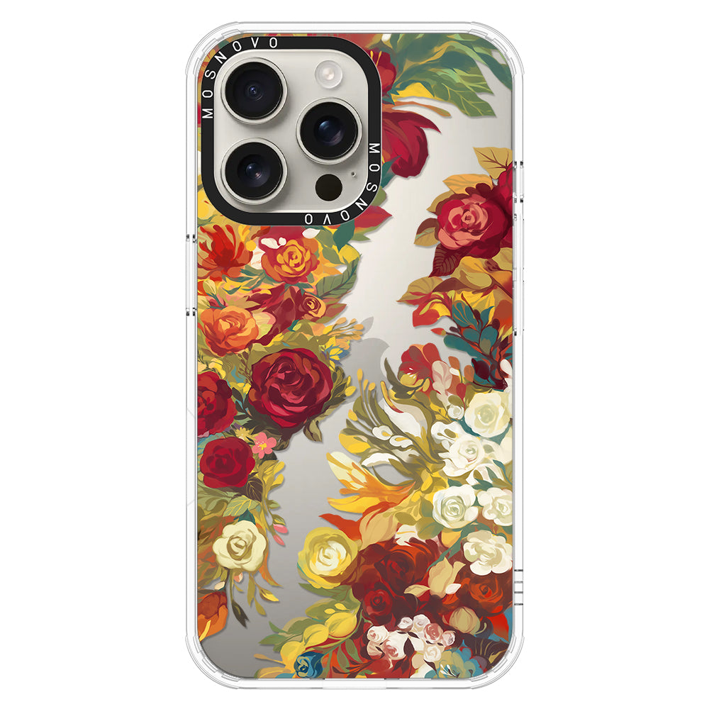 Vintage Flower Garden Phone Case - iPhone 16 Pro Max Case - MOSNOVO