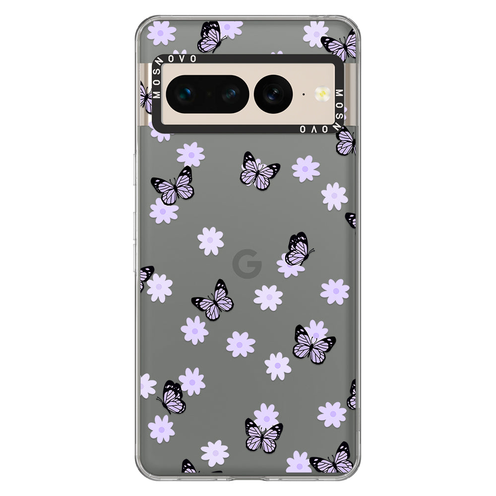 Lilac Butterfly Phone Case - Google Pixel 7 Pro Case