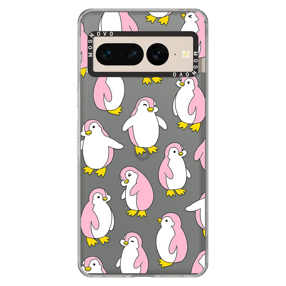 Pink Penguins Phone Case - Google Pixel 7 Pro Case