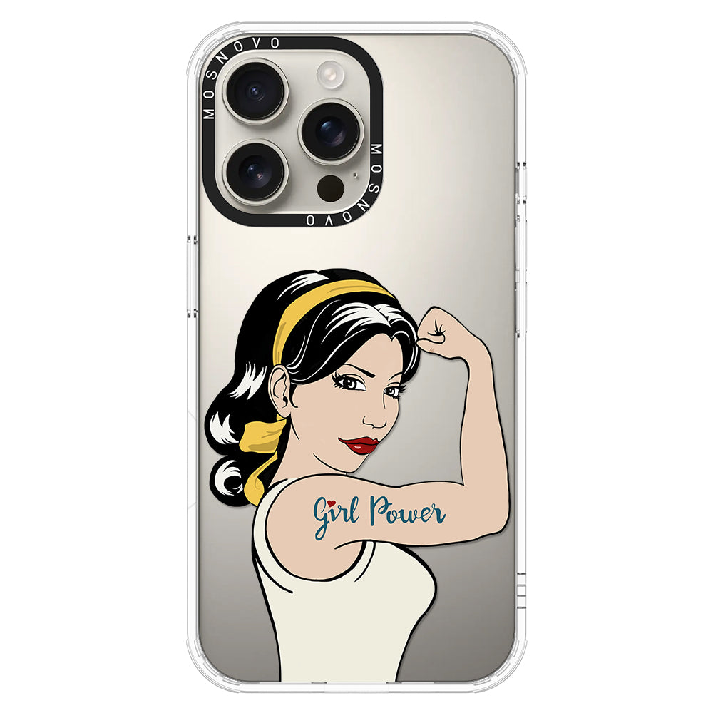 Girl Power Phone Case - iPhone 16 Pro Max Case - MOSNOVO