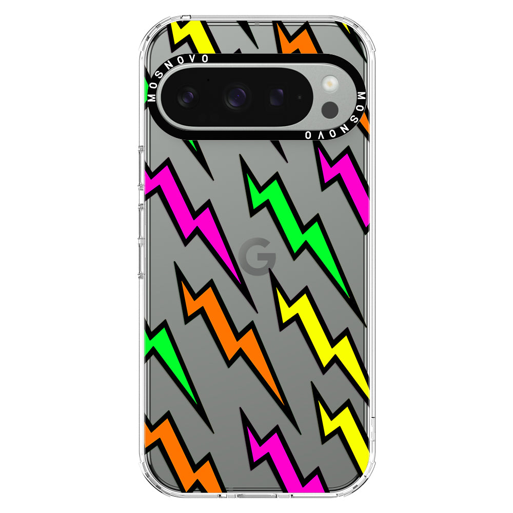 Colorful Lightning Phone Case - Google Pixel 9 Pro Case