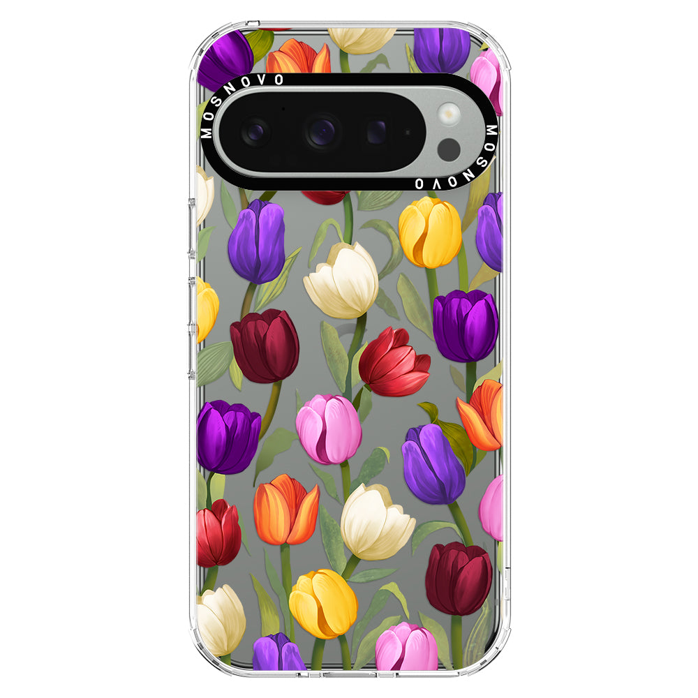 Colorful Tulips Phone Case - Google Pixel 9 Pro XL Case