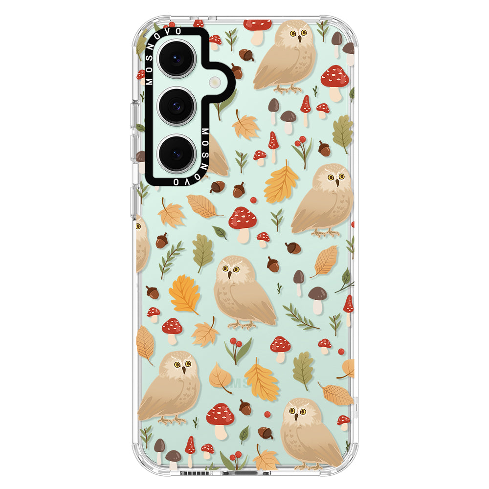 Autumn Owl Phone Case - Samsung Galaxy S24 FE Case - MOSNOVO