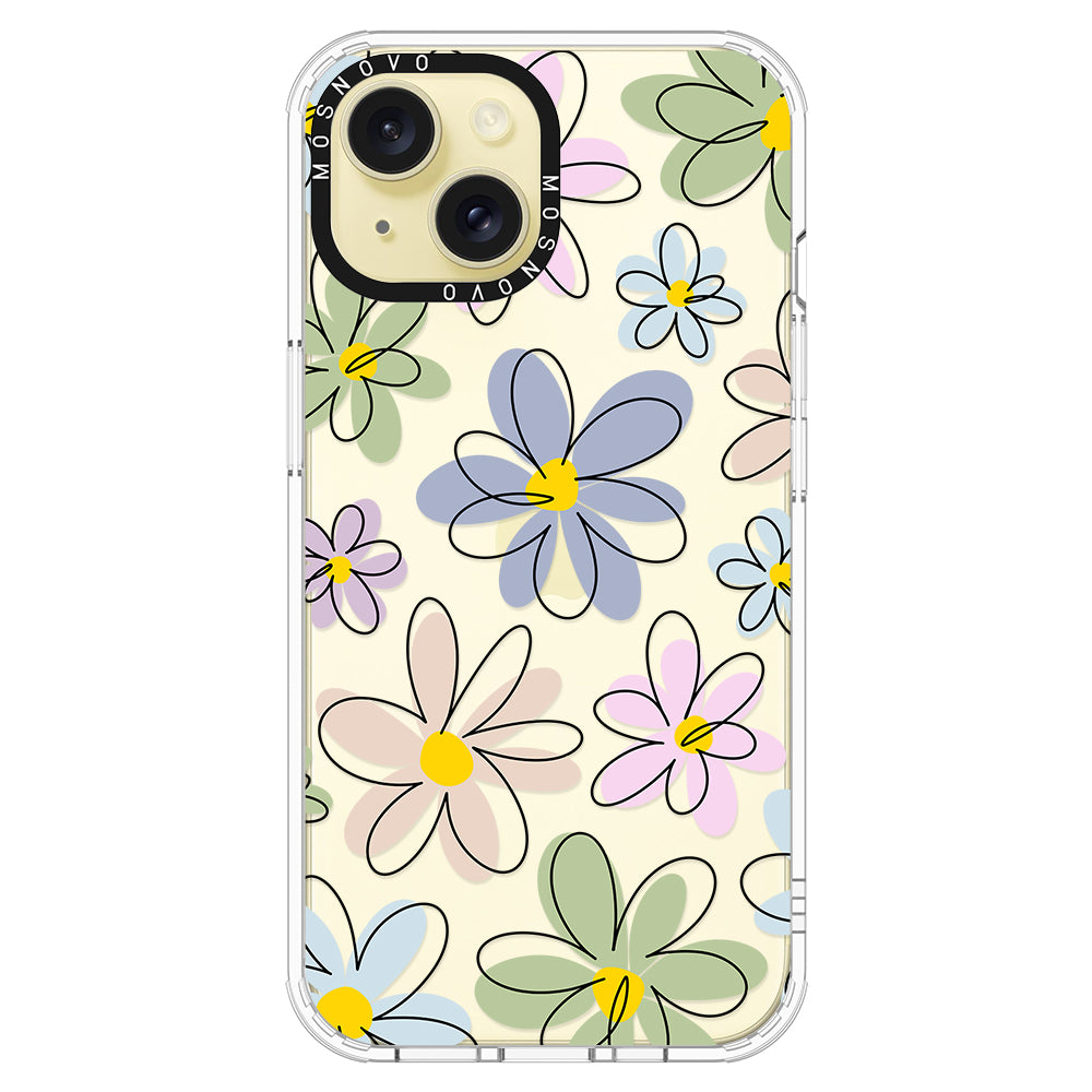 Linear Blooms Phone Case - iPhone 15 Plus Case