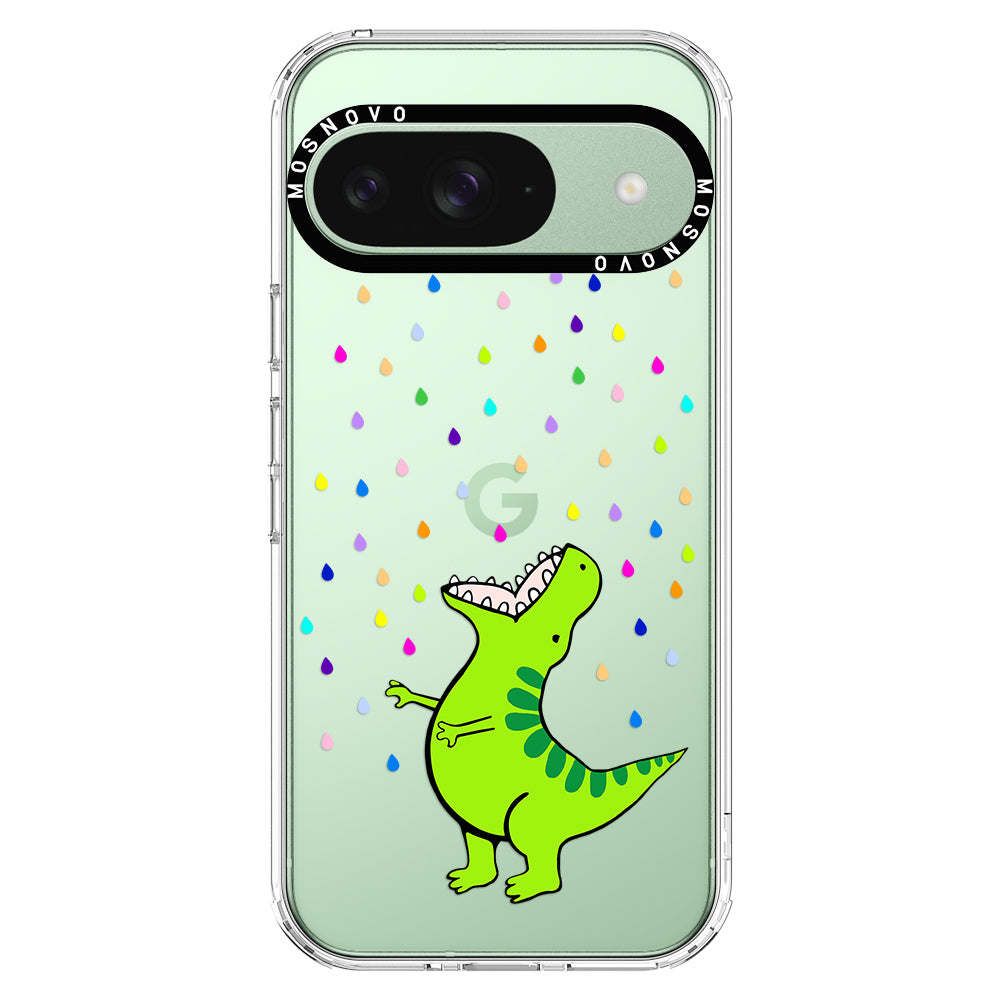 Rainbow Dinosaur Phone Case - Google Pixel 9 Case