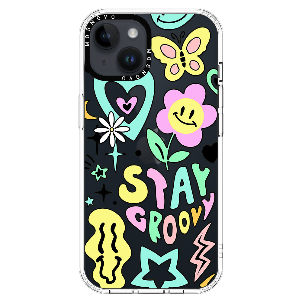 Stay Groovy Phone Case - iPhone 14 Plus Case