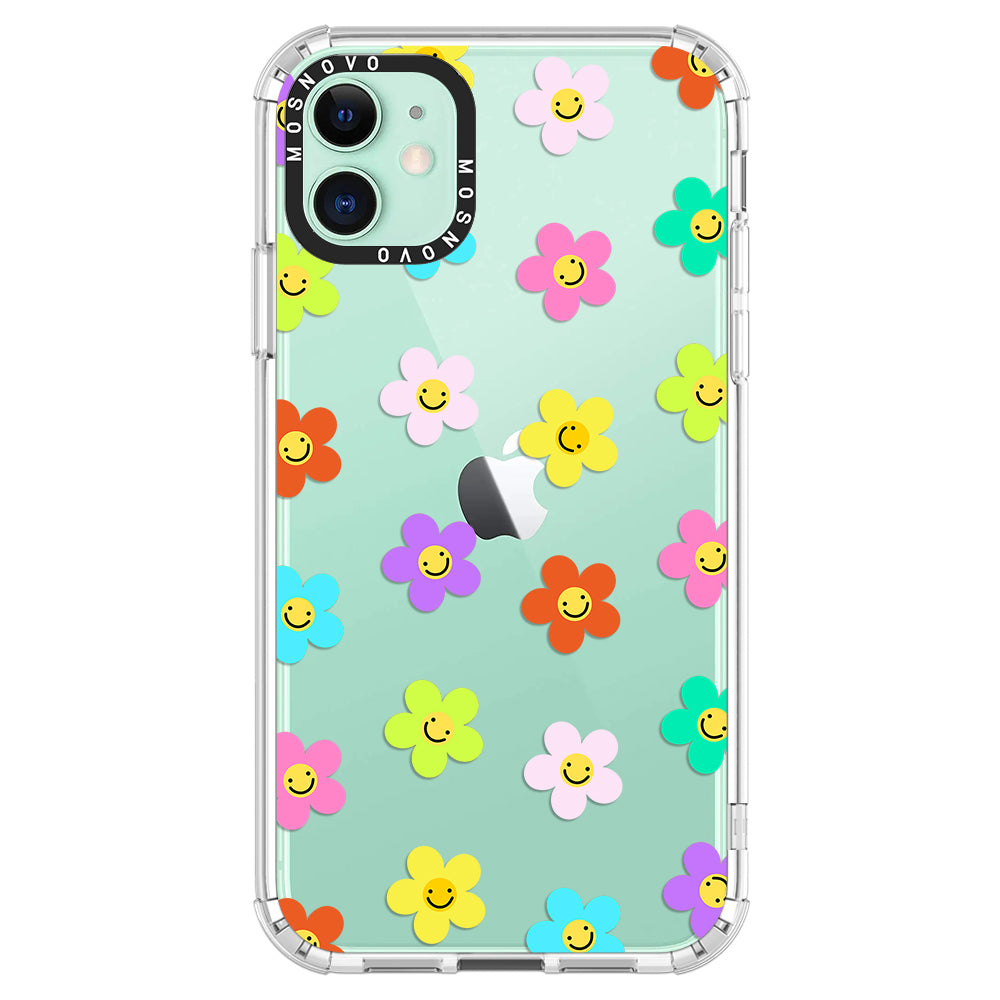 Smile Floral Phone Case - iPhone 11 Case