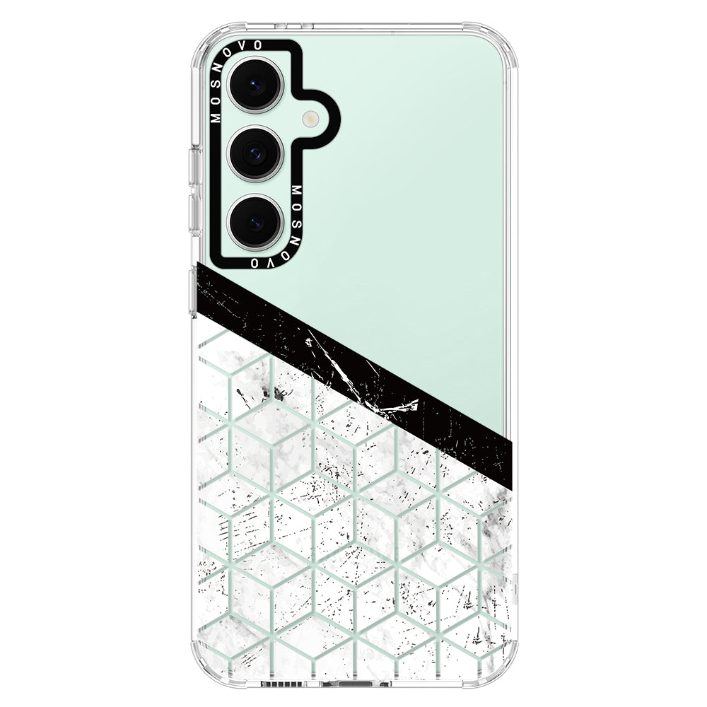 Marble Block Art Phone Case - Samsung Galaxy S24 FE Case - MOSNOVO