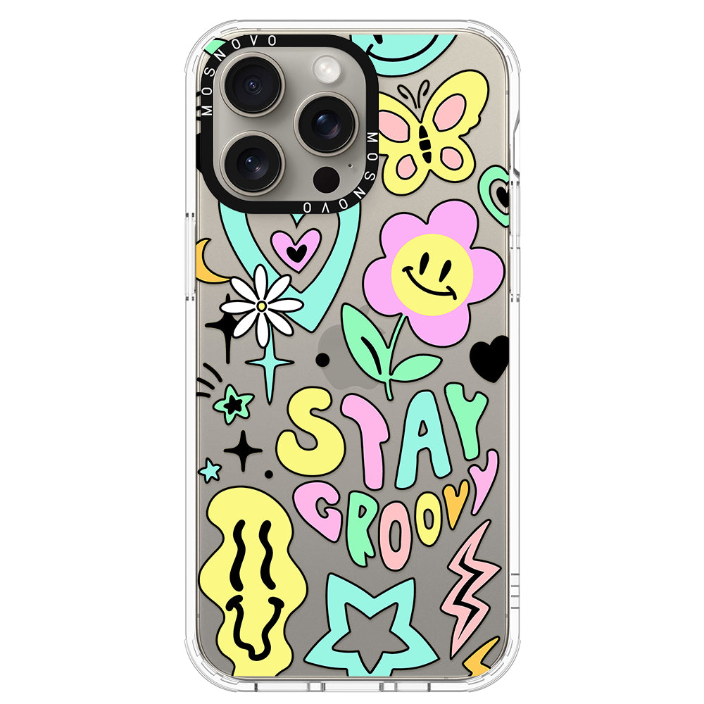 Stay Groovy Phone Case - iPhone 15 Pro Max Case