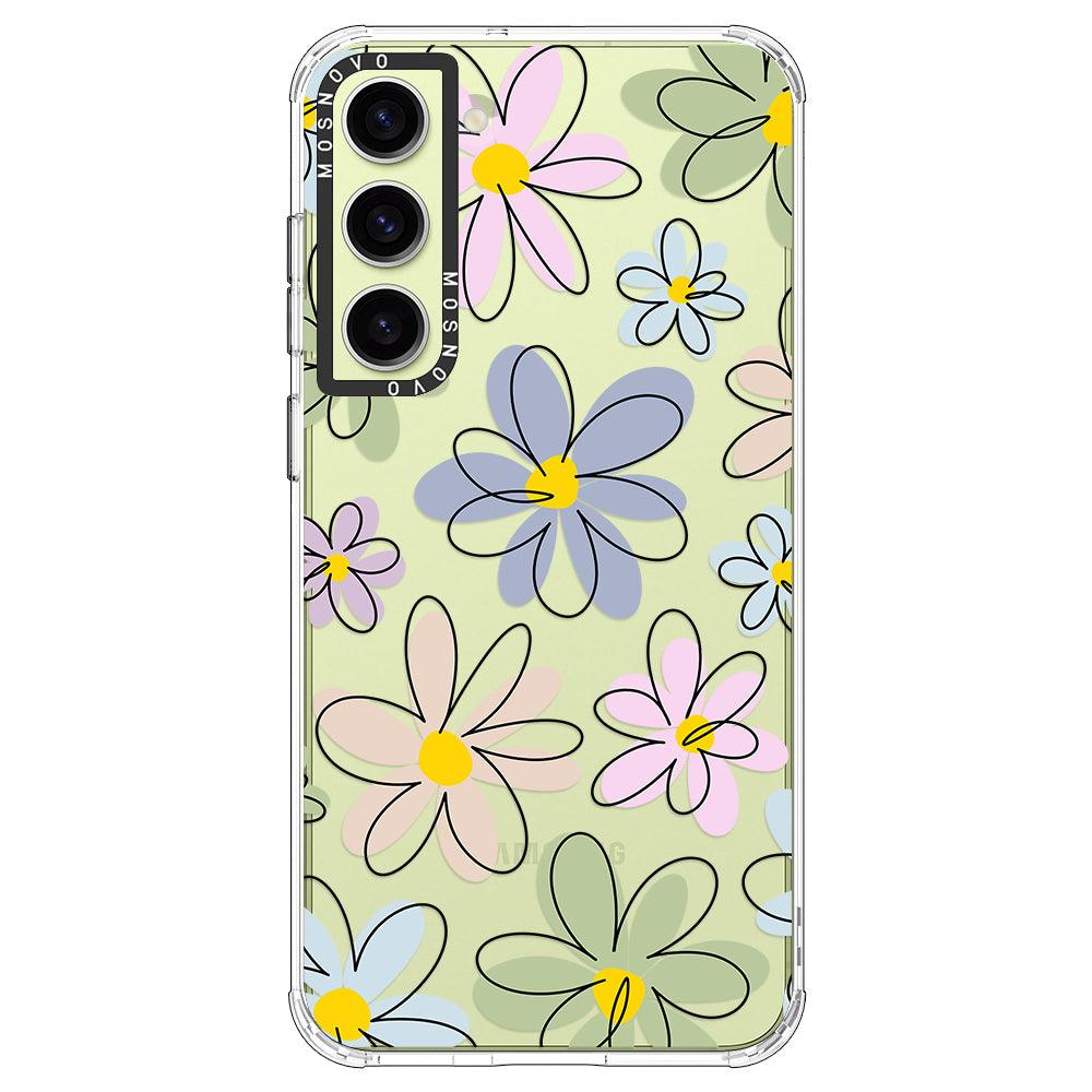 Linear Blooms Phone Case - Samsung Galaxy S23 Plus Case