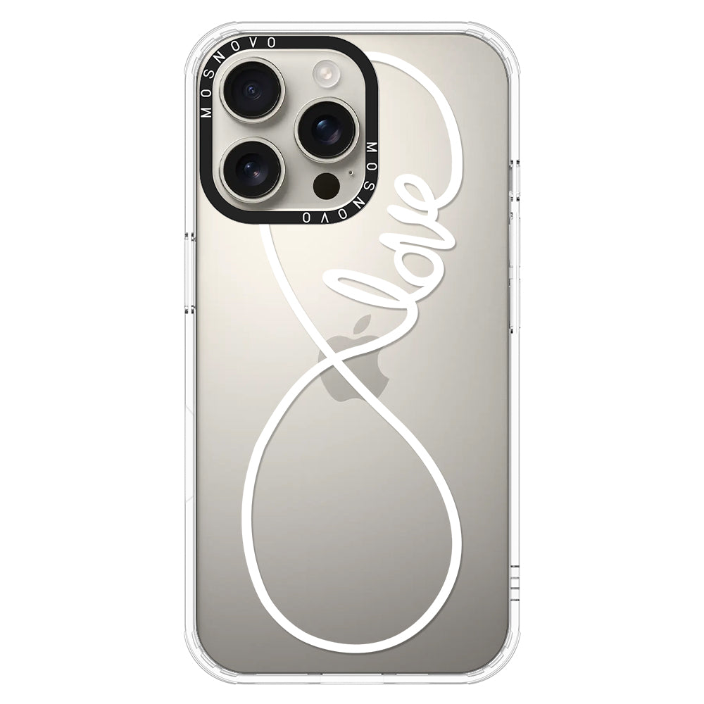 Infinity Love Phone Case - iPhone 16 Pro Max Case - MOSNOVO