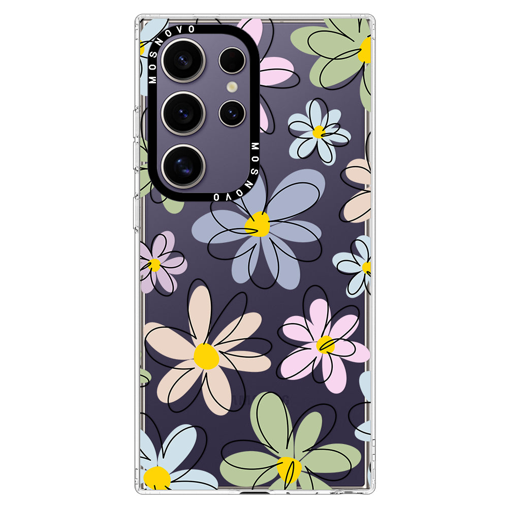 Linear Blooms Phone Case - Samsung Galaxy S24 Ultra Case