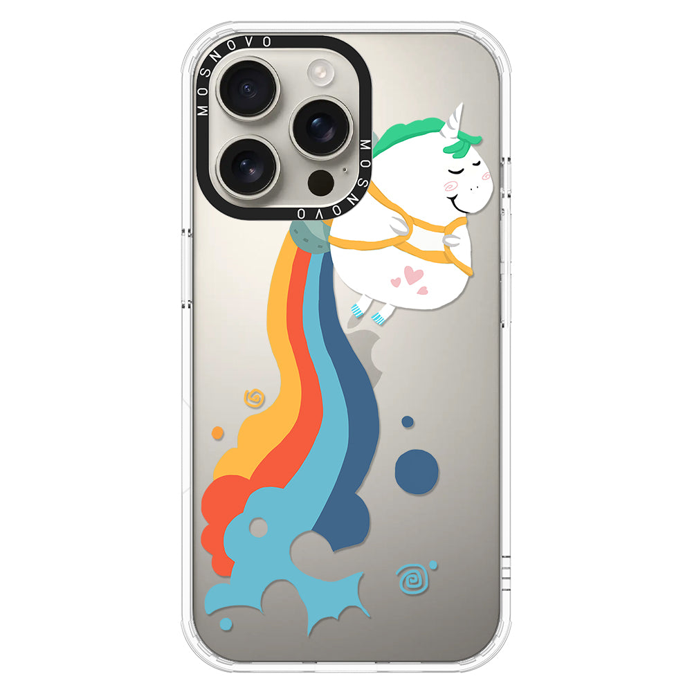 Cute Rainbow Unicorn Phone Case - iPhone 16 Pro Max Case - MOSNOVO