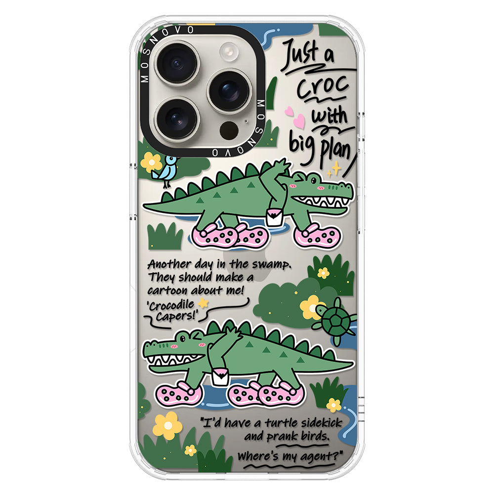 Croc with Big Plan Phone Case - iPhone 16 Pro Max Case