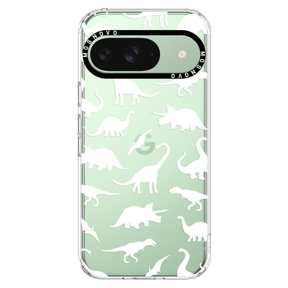 White Dinosaur Phone Case - Google Pixel 9 Case