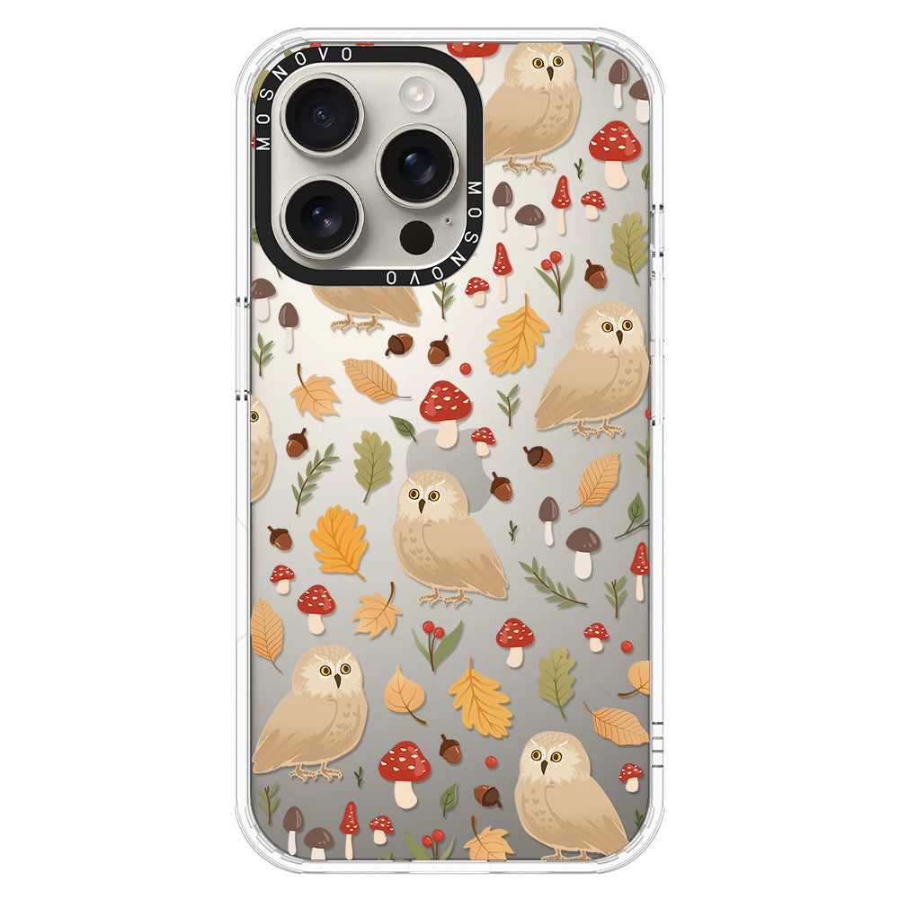 Autumn Owl Phone Case - iPhone 16 Pro Max Case - MOSNOVO