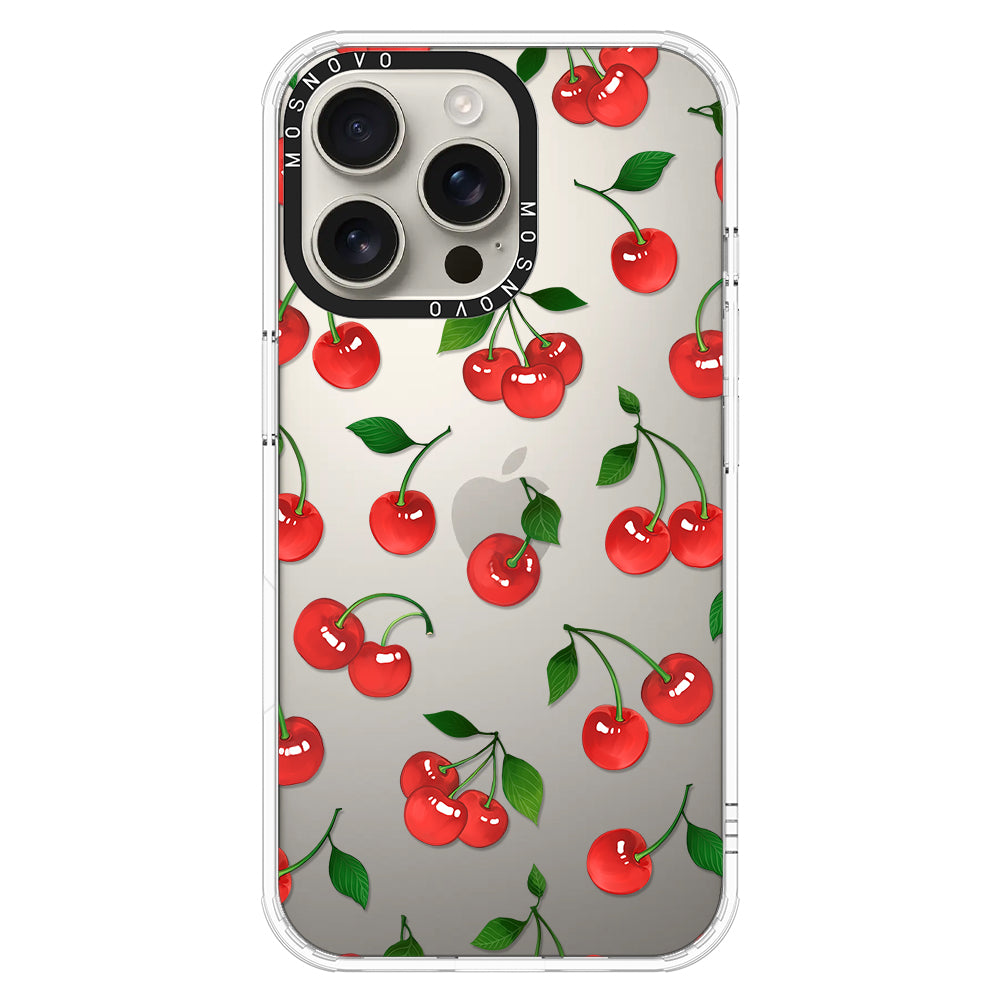 Poppy Cherry Phone Case - iPhone 16 Pro Max Case - MOSNOVO