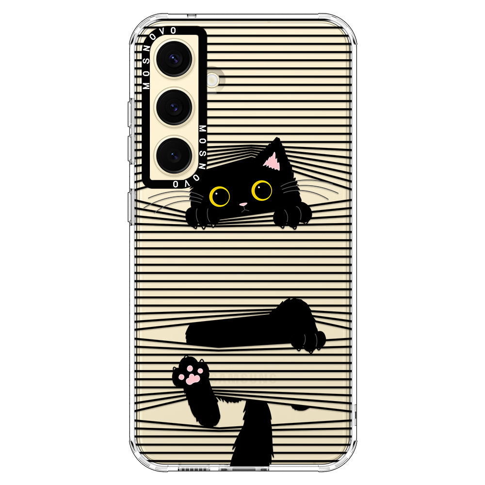 Hidden Black Cat Phone Case - Samsung Galaxy S24 Plus Case