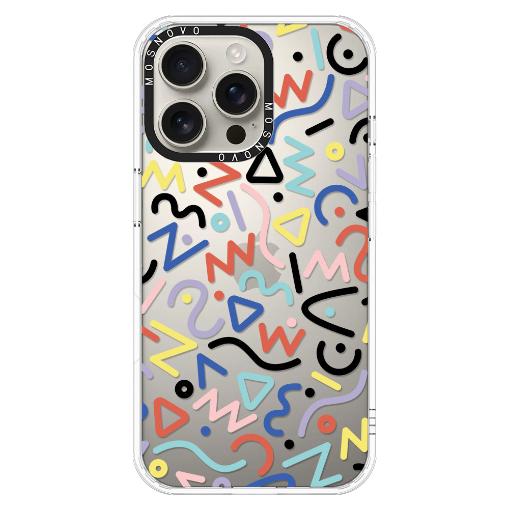 Doodle Art Phone Case - iPhone 16 Pro Max Case - MOSNOVO