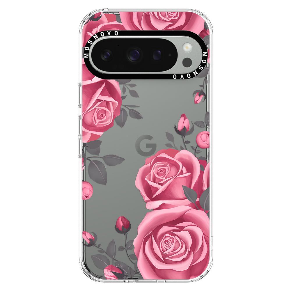 Viva Magenta Flower Phone Case - Google Pixel 9 Pro Case