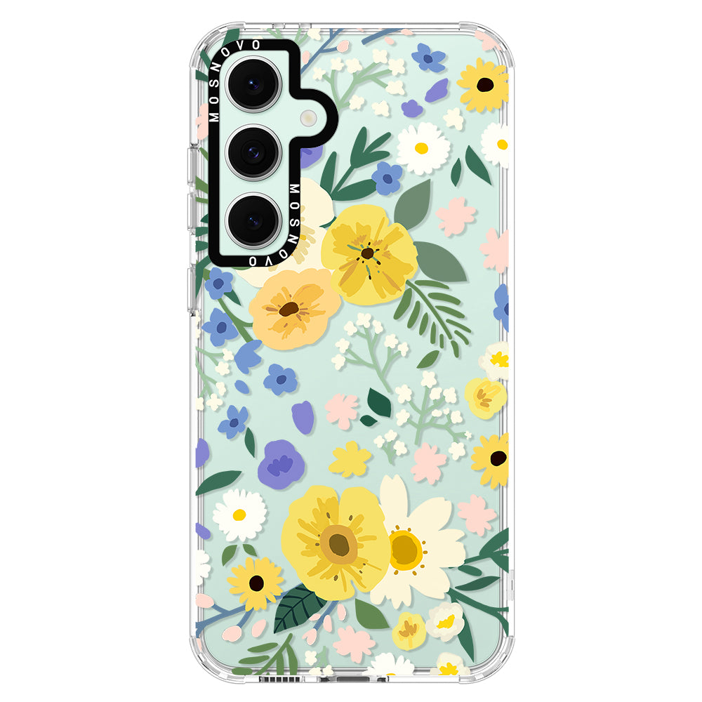 Spring Wild Floral Phone Case - Samsung Galaxy S24 FE Case - MOSNOVO