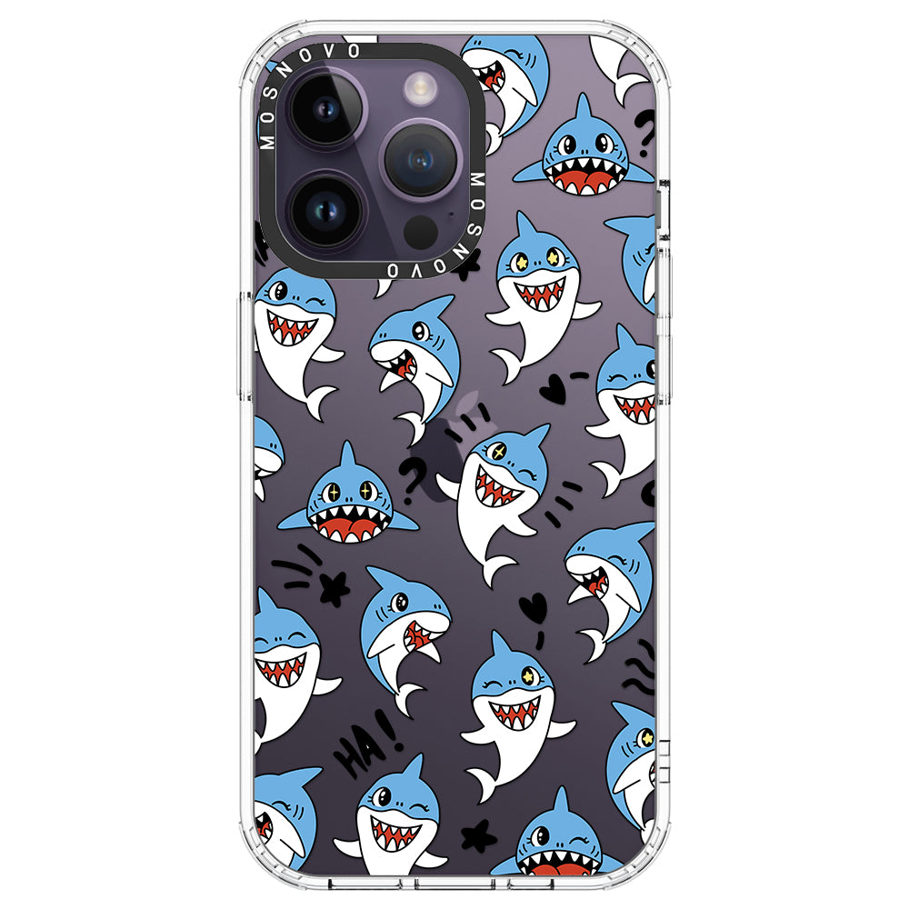 Cute Sharks Phone Case - iPhone 14 Pro Max Case