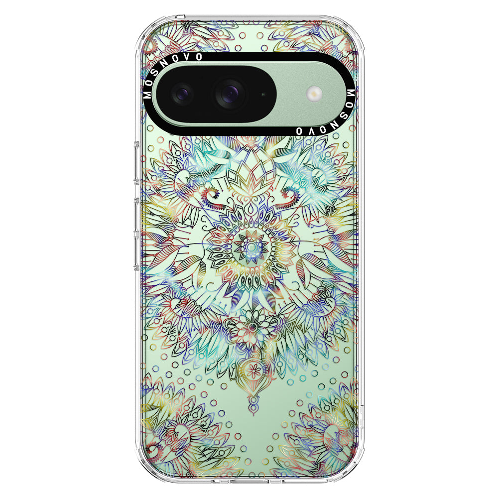 Rainbow Mandala Phone Case - Google Pixel 9 Case