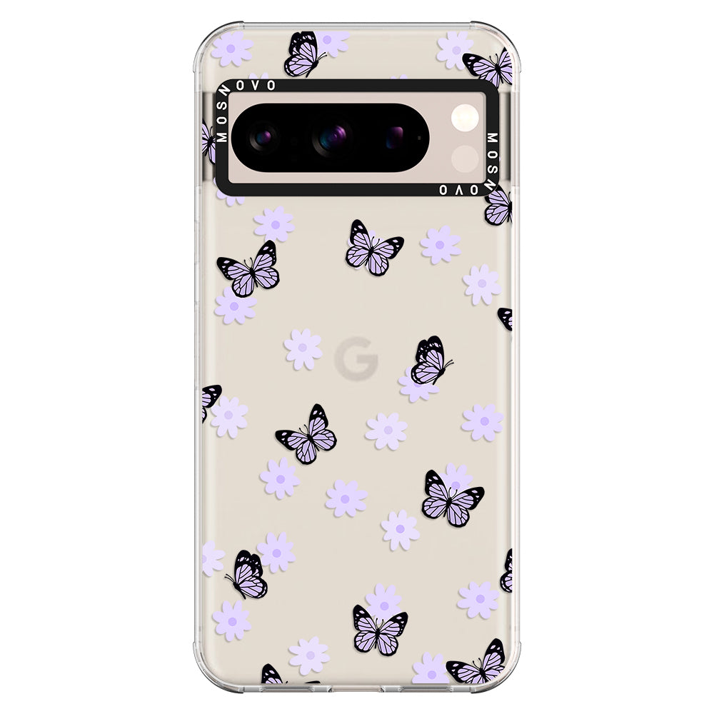 Lilac Butterfly Phone Case - Google Pixel 8 Pro Case