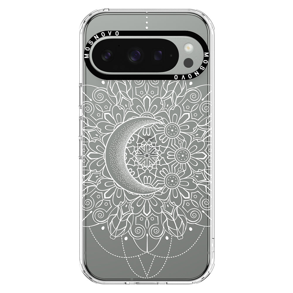 Celestial Moon Mandala Phone Case - Google Pixel 9 Pro Case