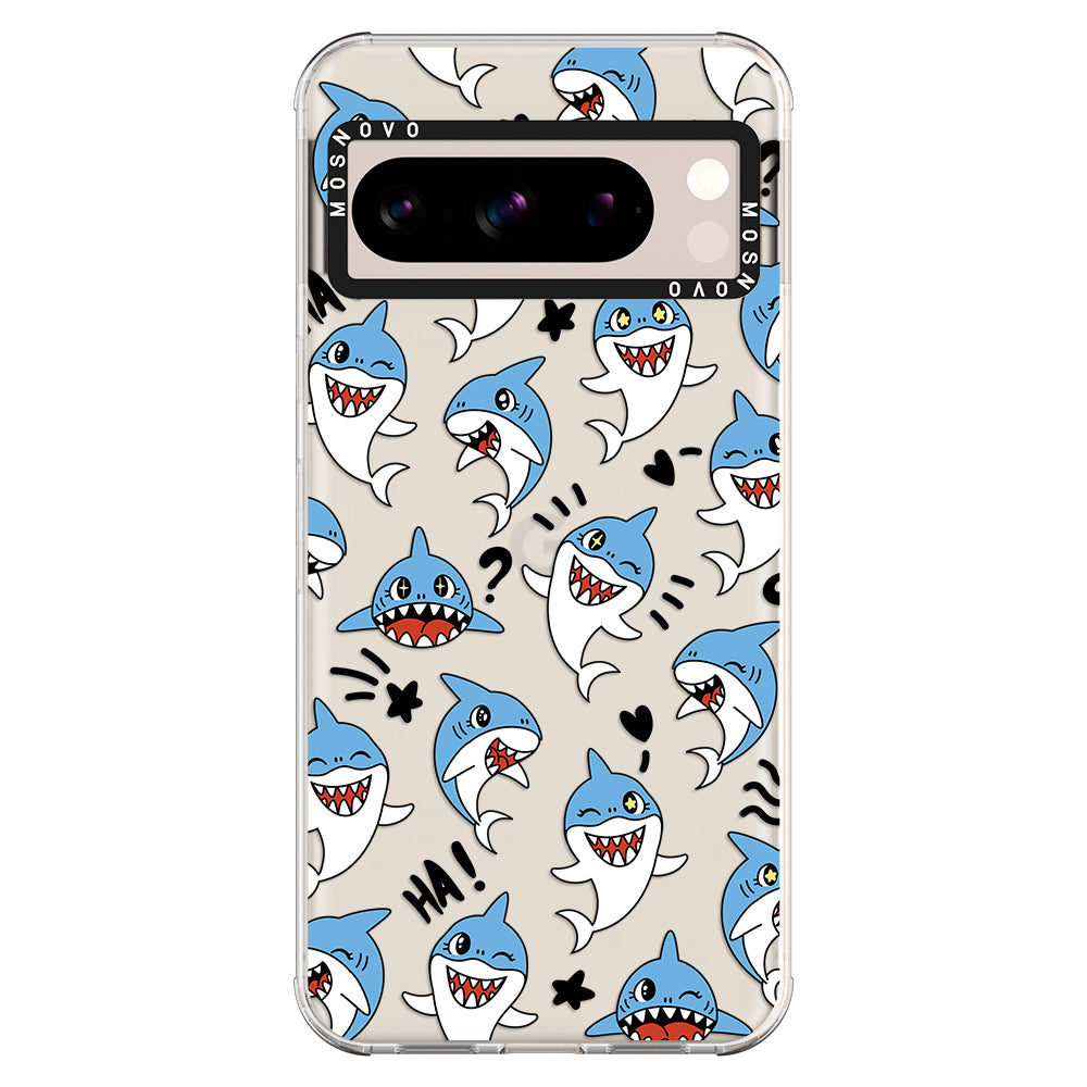 Cute Sharks Phone Case - Google Pixel 8 Pro Case