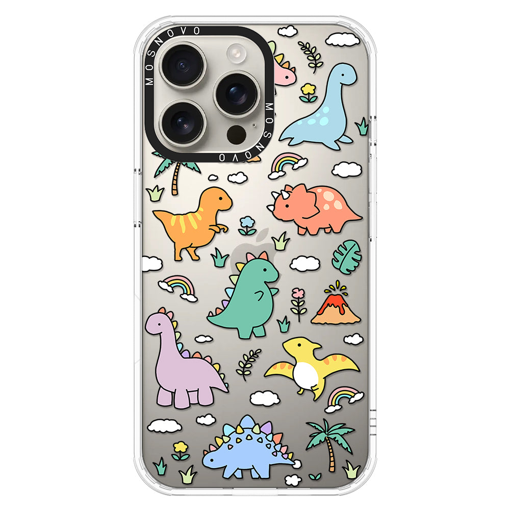 Cute Dinosaur World Phone Case - iPhone 16 Pro Max Case - MOSNOVO