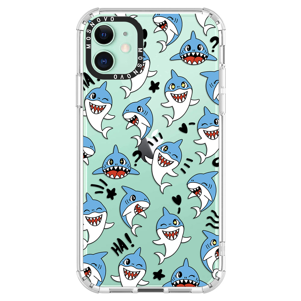 Cute Sharks Phone Case - iPhone 11 Case