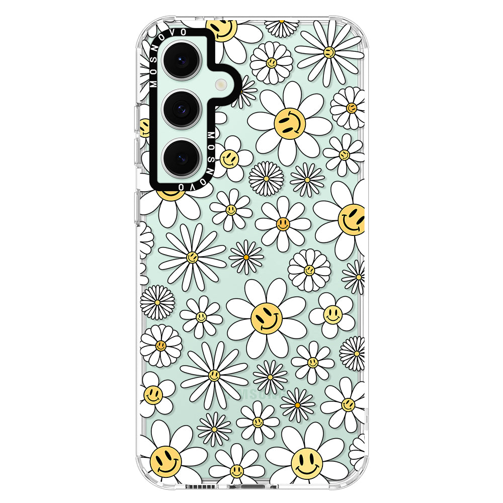 Happy Daisy Blooms Phone Case - Samsung Galaxy S24 FE Case