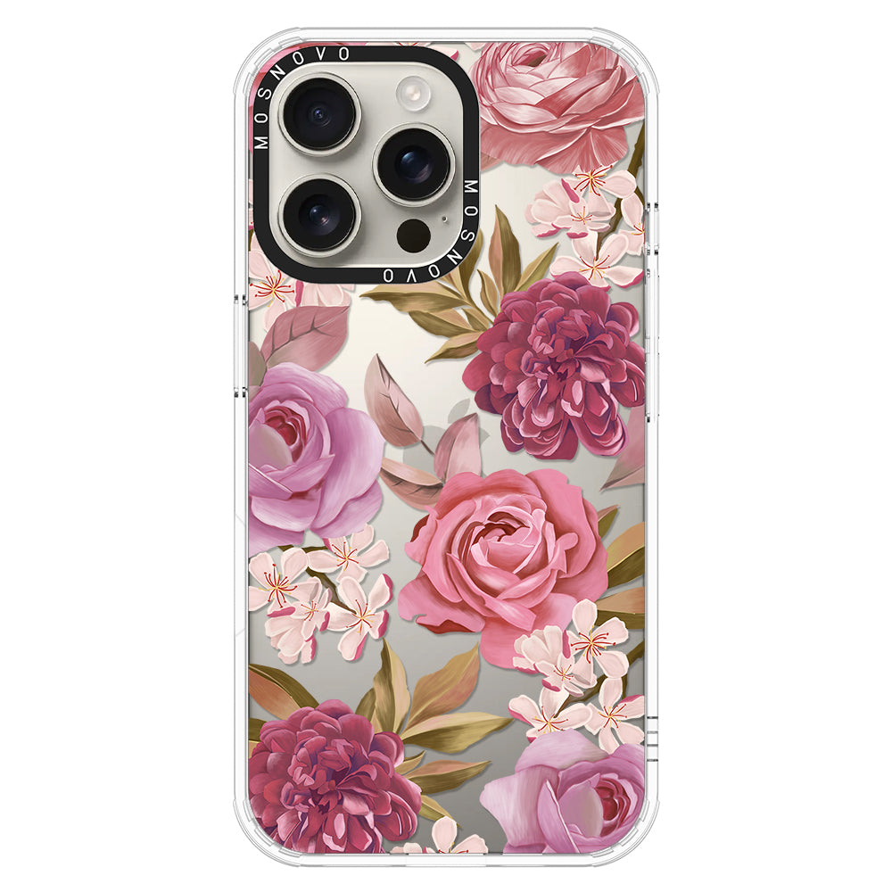 Blossom Flowe Floral Phone Case - iPhone 16 Pro Max Case - MOSNOVO