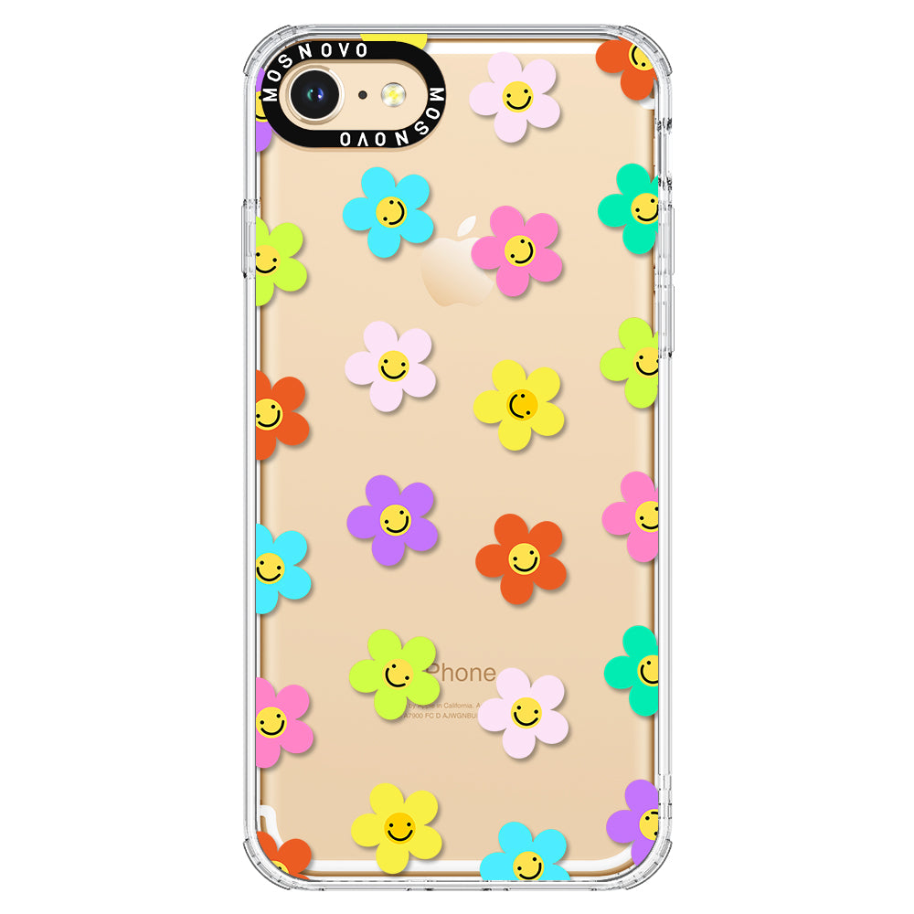 Smile Floral Phone Case - iPhone SE 2022 Case