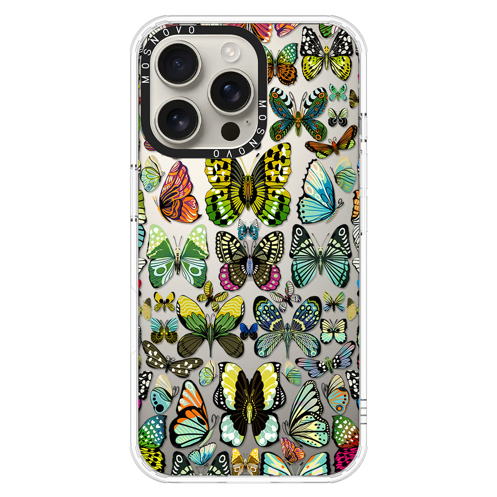 Butterflies Phone Case - iPhone 16 Pro Max Case - MOSNOVO