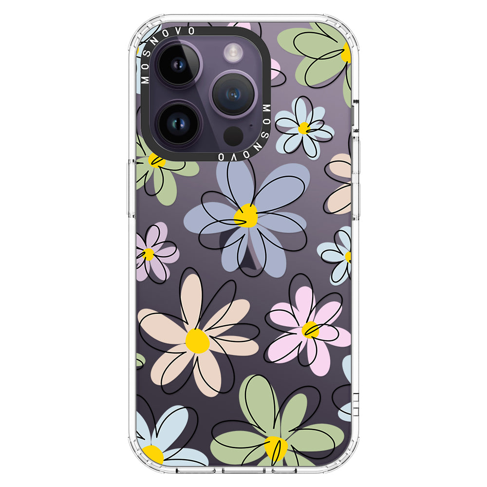 Linear Blooms Phone Case - iPhone 14 Pro Case